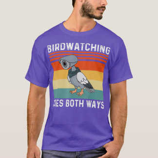 T-shirt L'observation des oiseaux va dans les deux sens Oi