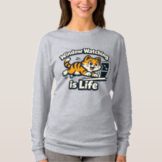 T-shirt L'observation par la fenêtre est la vie – Saut de
