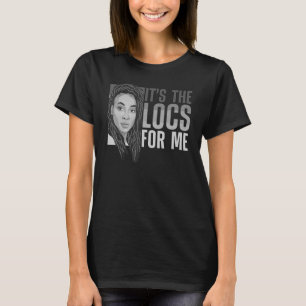 T-shirt Loc Up For Women Girls Black Melanin Locs