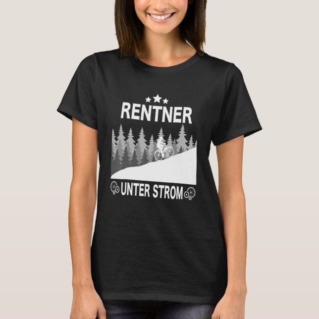 T-shirt Location Unter Strom Ebike Dit Mountain Bike Mot (Devant)