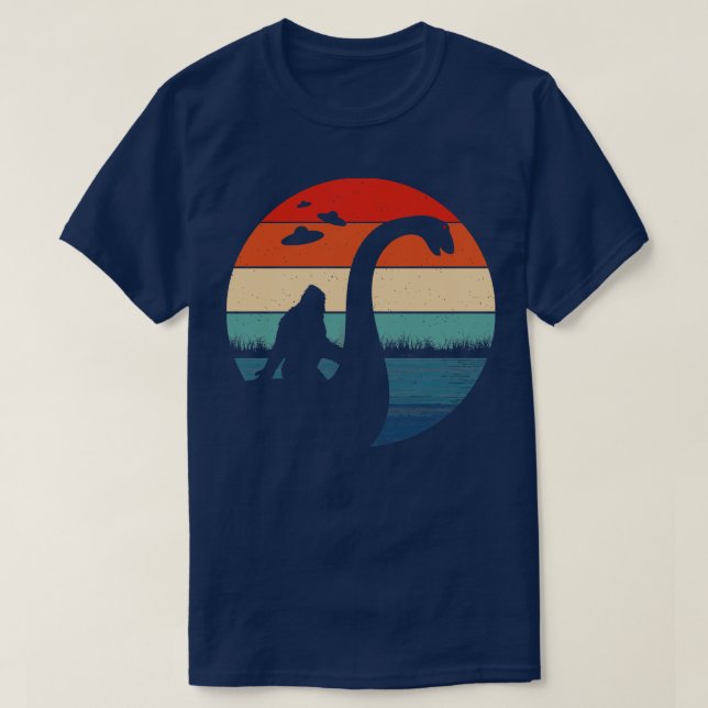 T-shirt Loch Ness Monster Ufos 2 (Design devant)