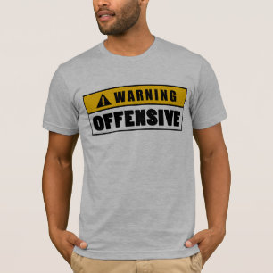 T-shirt Lock-out offensif d'avertissement
