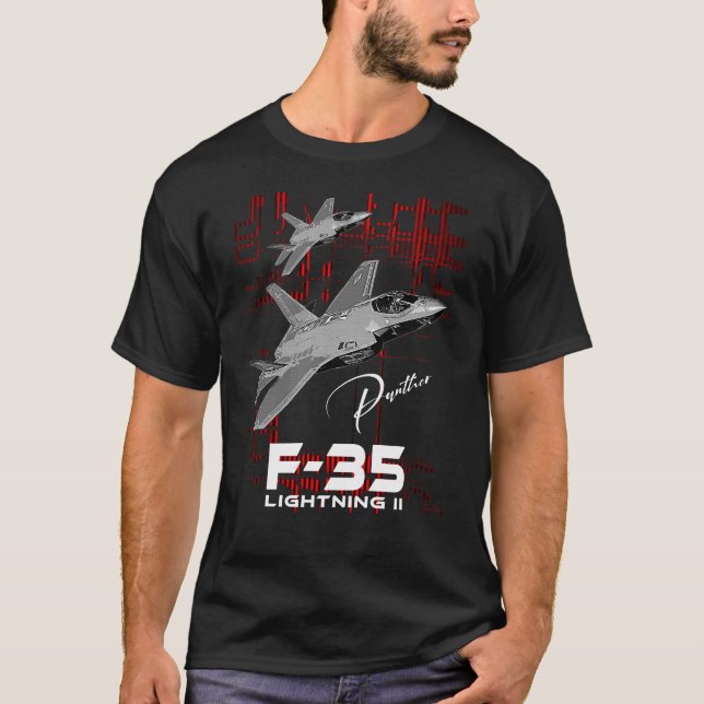 T-shirt Lockheed Martin F-35 Lightning II USAF (Devant)