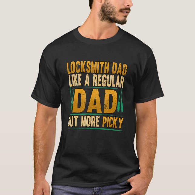 T-shirt Lockpick professionnel Locksmith (Devant)