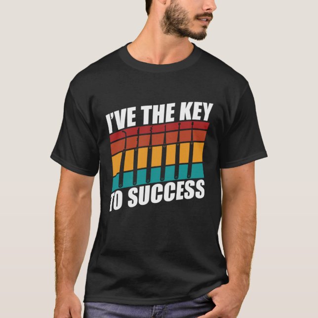 T-shirt Locksmith key to success lock picking idea (Devant)