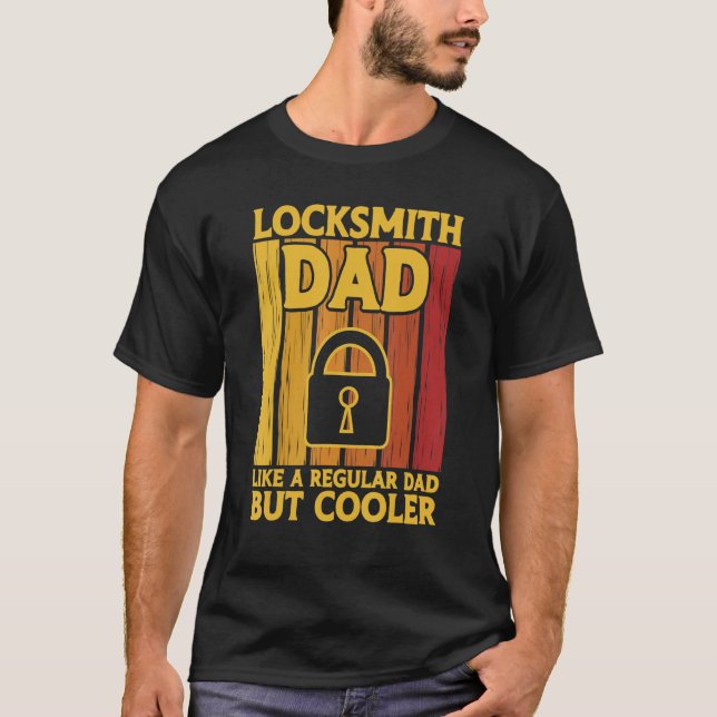 T-shirt Locksmith Lockpicking Devis Employé Locksmier (Devant)