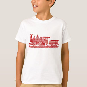 T-shirt Locomotive 02 - Ruby Red