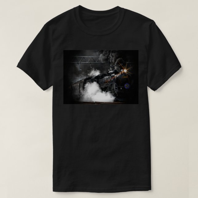 T-shirt Locomotive à vapeur 10 (Design devant)