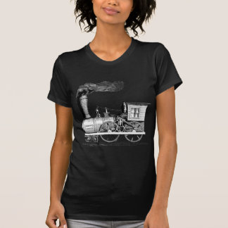 T-shirt Locomotive à vapeur ancienne