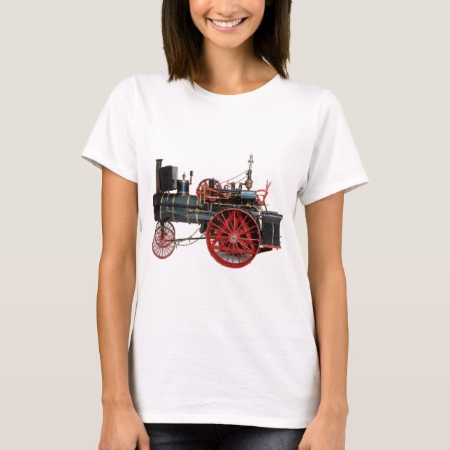 T-shirt LOCOMOTIVE À VAPEUR vintage (Devant)