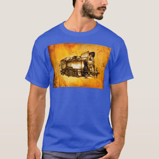 T-shirt Locomotive Dampflok vintage 9