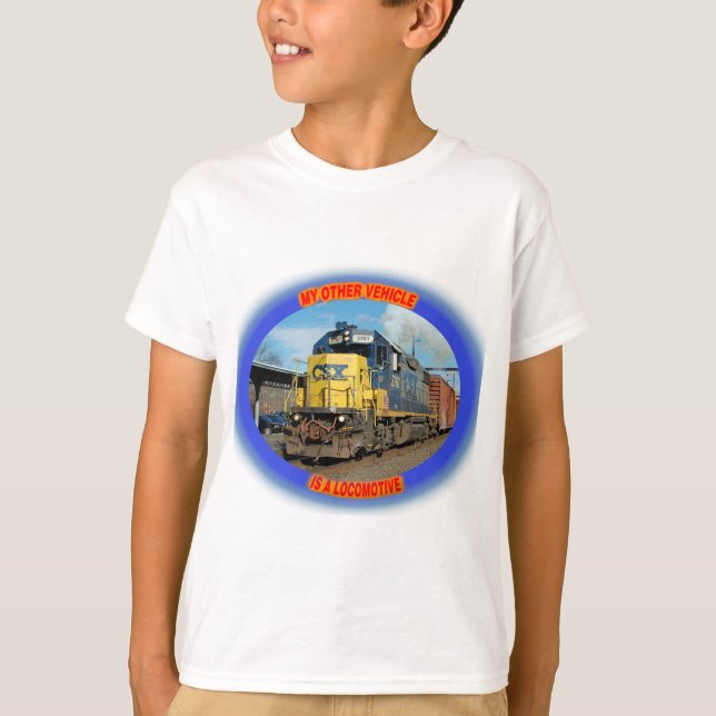 T-shirt Locomotive de CSX (Devant)