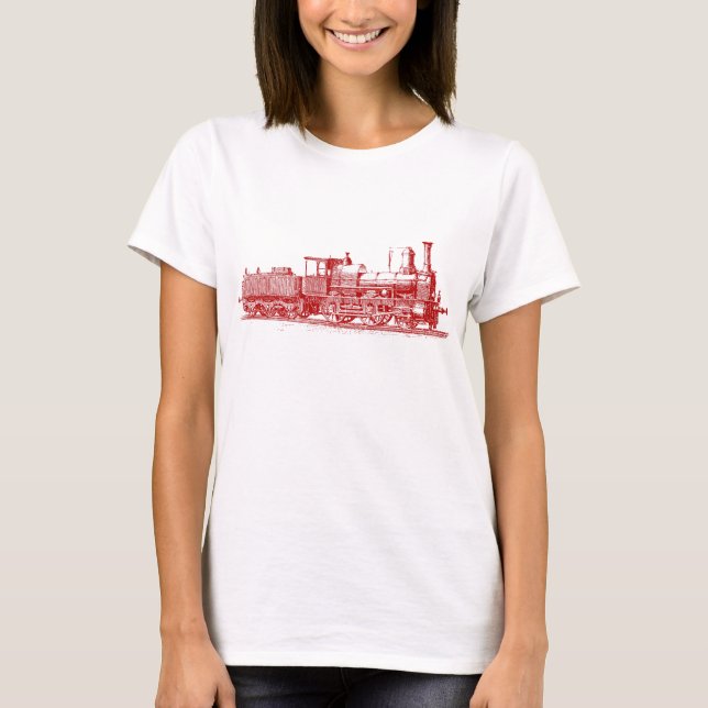 T-shirt Locomotive - Ruby Red (Devant)