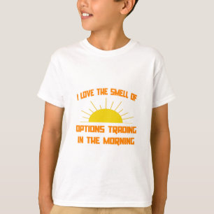 T-shirt L'odeur des options de négociation le matin