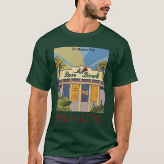 T-shirt L'oeuvre d'art du match de Rose Bowl de The Michig