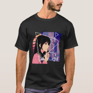 T-shirt Lofi Vaporwave Japonais Des Années 80 Triste esthé
