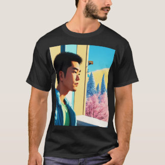T-shirt Lofi Winter Holiday Hunk 03