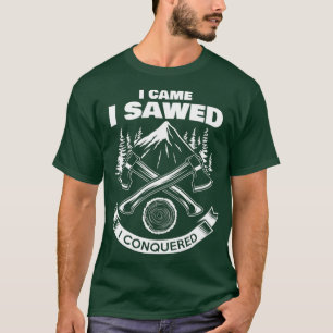 T-shirt Logeur de bûcherons drôles foresterie