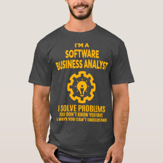 T-SHIRT LOGICIEL ANALYSTE D'AFFAIRES NICE DESIGN 2017