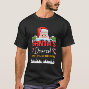 T-shirt Logiciel Enseignant Noël Travail Profession de tra