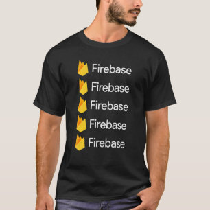 T-shirt Logiciel Firebase Et Programmation D'Application P