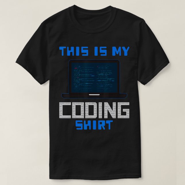 T-shirt Logiciel Sysadmin Programmer Coding Ordinateur (Design devant)