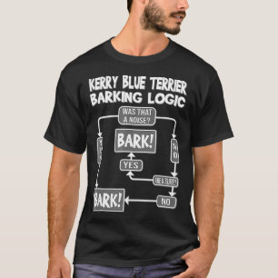 T-shirt Logique d'aboiement de chien, don de chien drôle,