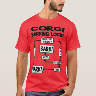 T-shirt Logique de l'écorce de chien, drôle idée cadeau de