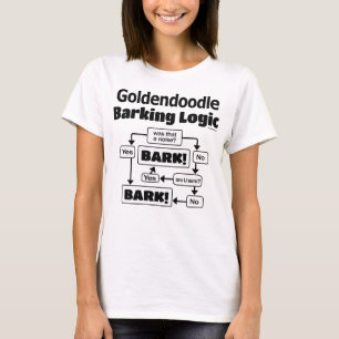 T-shirt Logique d'écorcement de Goldendoodle