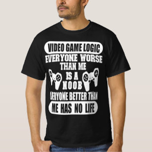 T-shirt Logique du jeu vidéo