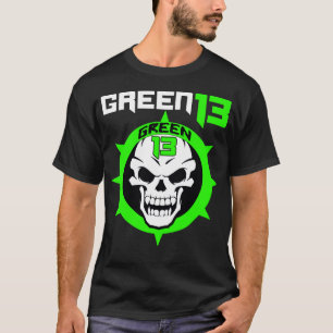 T-shirt Logo 2 de crâne dégrossi (noir)