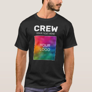 T-shirt Logo à deux côtés du budget de l'équipe Imprimer l