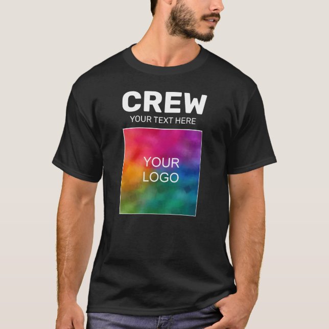 T-shirt Logo à deux côtés du budget de l'équipe Imprimer l (Devant)