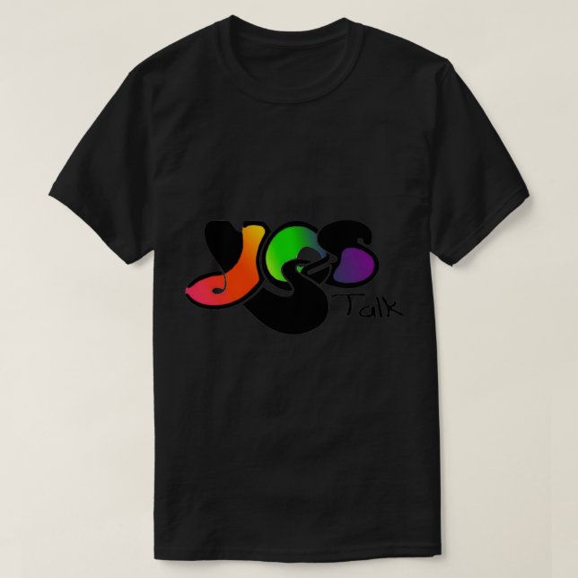 T-shirt logo album best seller yes groupe rock progressif (Design devant)