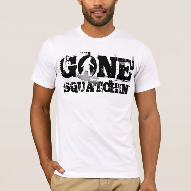 T-shirt Logo* allé de *white de Squatchin (Devant)