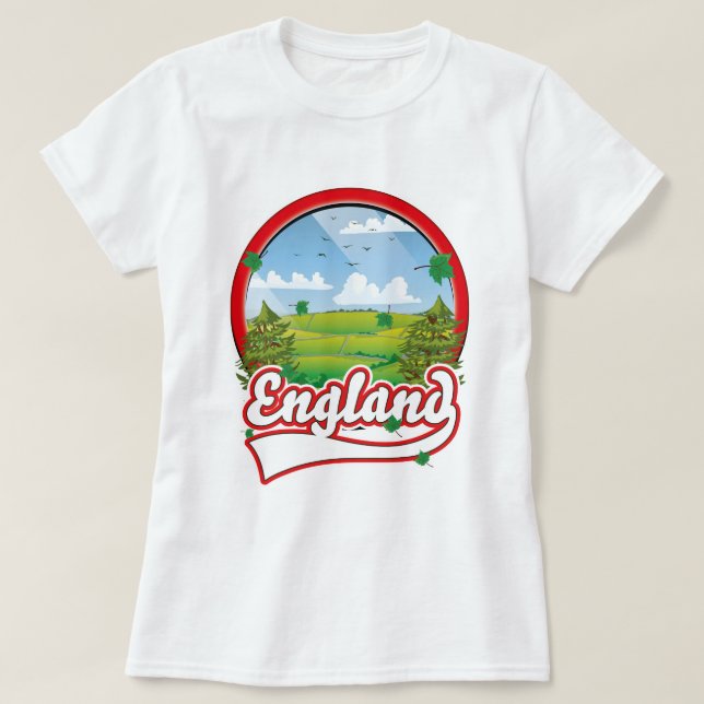 T-shirt Logo Angleterre Travel (Design devant)