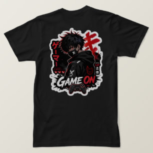 T-Shirt Logo Anime Gaming