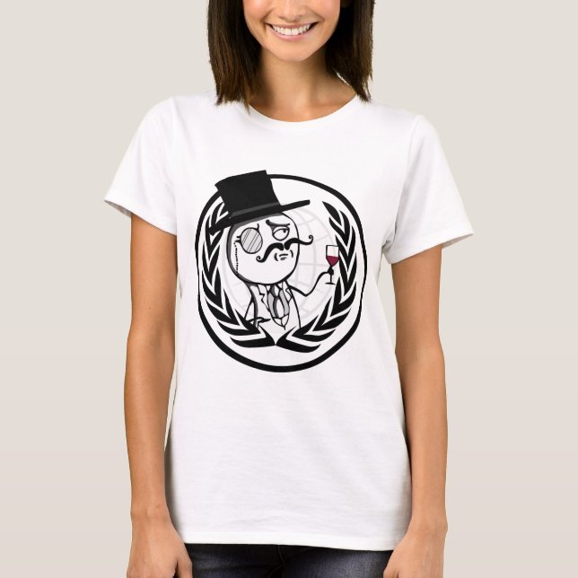 T-shirt Logo anonyme de LulzSec (Devant)