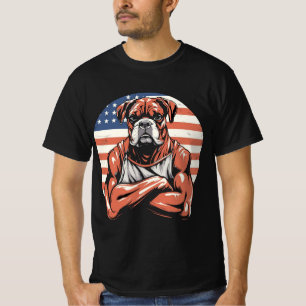 T-shirt Logo-Art américain robuste