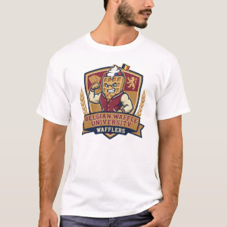 T-shirt Logo Athlétique de l'Université des Gaufres Belges