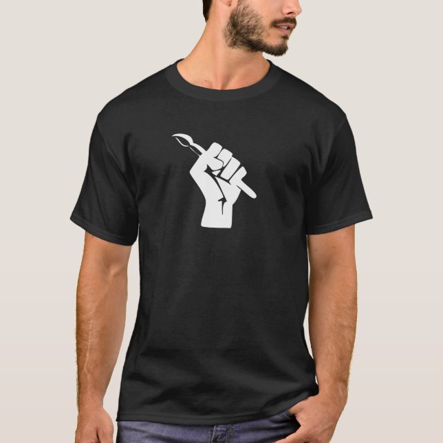 T-shirt Logo avant d'arts numériques (Devant)
