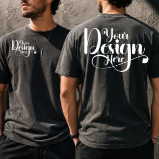 T-shirt Logo avant et arrière personnalisé pour entreprise