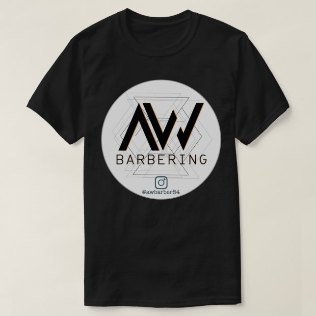 T-shirt Logo AW Barber (Design devant)