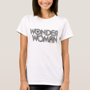T-shirt Logo B&W Wonwoman 3
