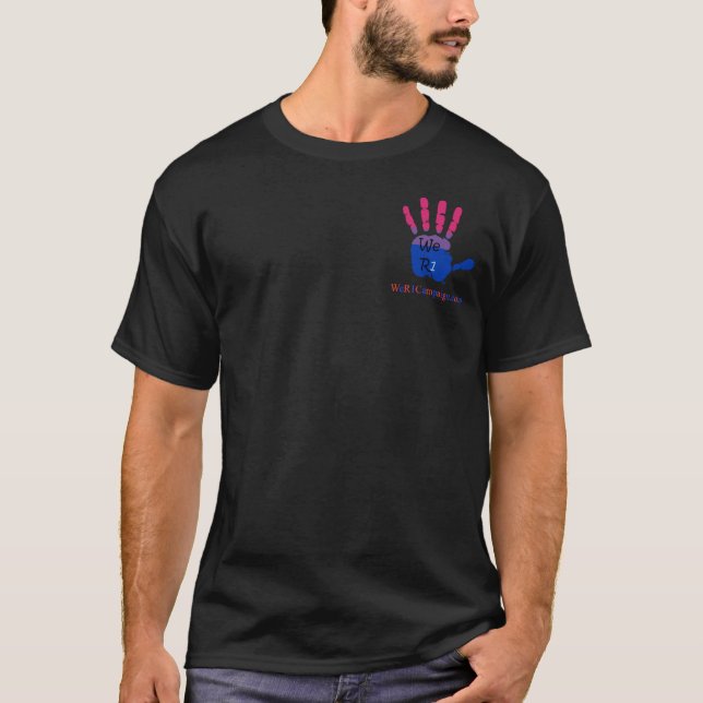 T-shirt Logo bisexuel Nous R1 Corner et Back (Devant)
