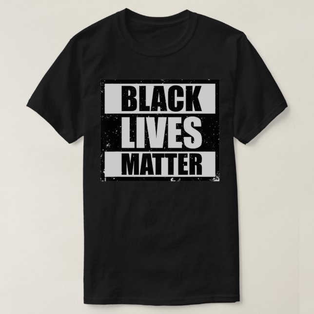 T-shirt Logo Black Lives Matt imprimé en relief (Design devant)
