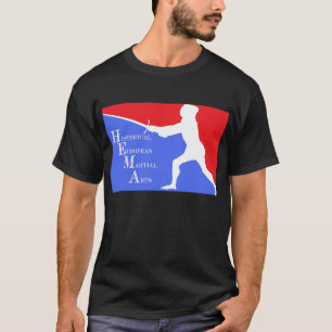 T-shirt Logo blanc et bleu rouge de Hema