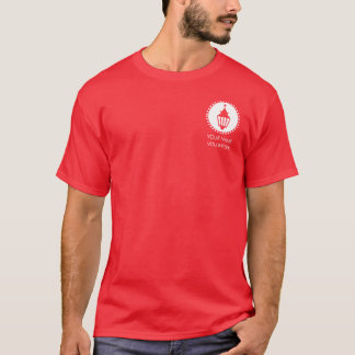 T-shirt Logo blanc Gaslight Votre nom