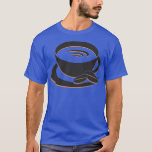 T-shirt logo café noir