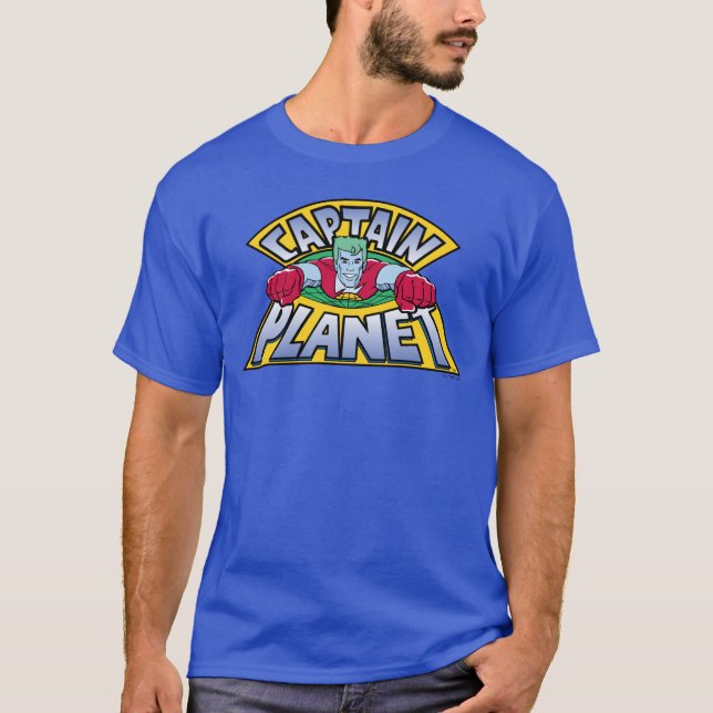T-shirt Logo Captain Planet (Devant)